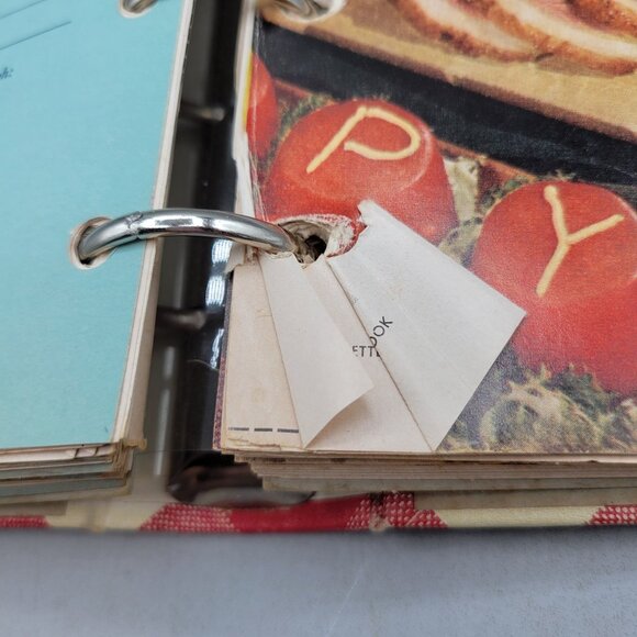 1950s Better Homes & Gardens Cook Book Ringed Binder With Binder Tabs - Picture 7 of 8